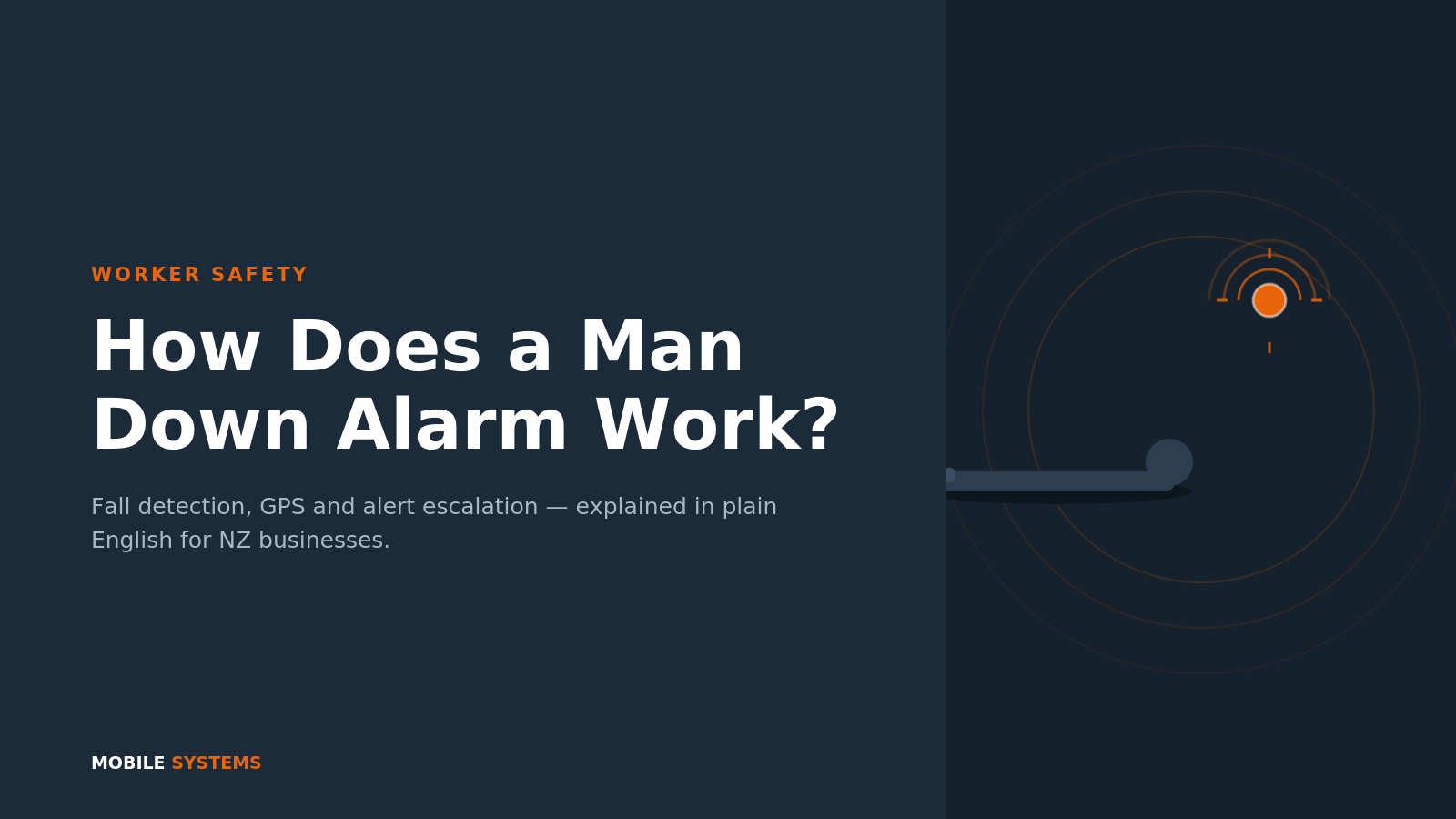 Collection of How does a Man Down Alarm Work? in a gallery layout