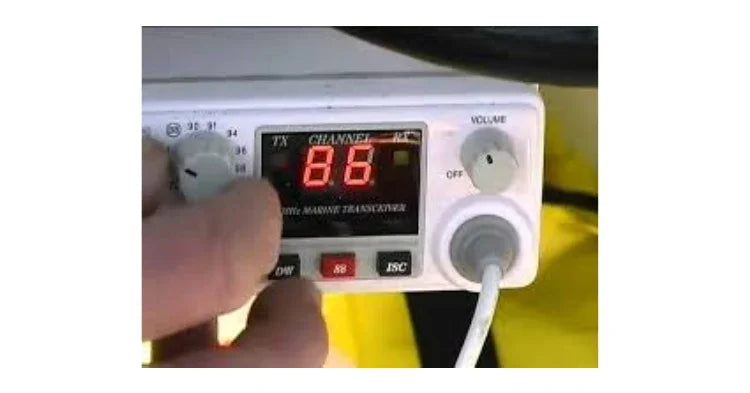 Collection of marine vhf walkie talkie in a gallery layout