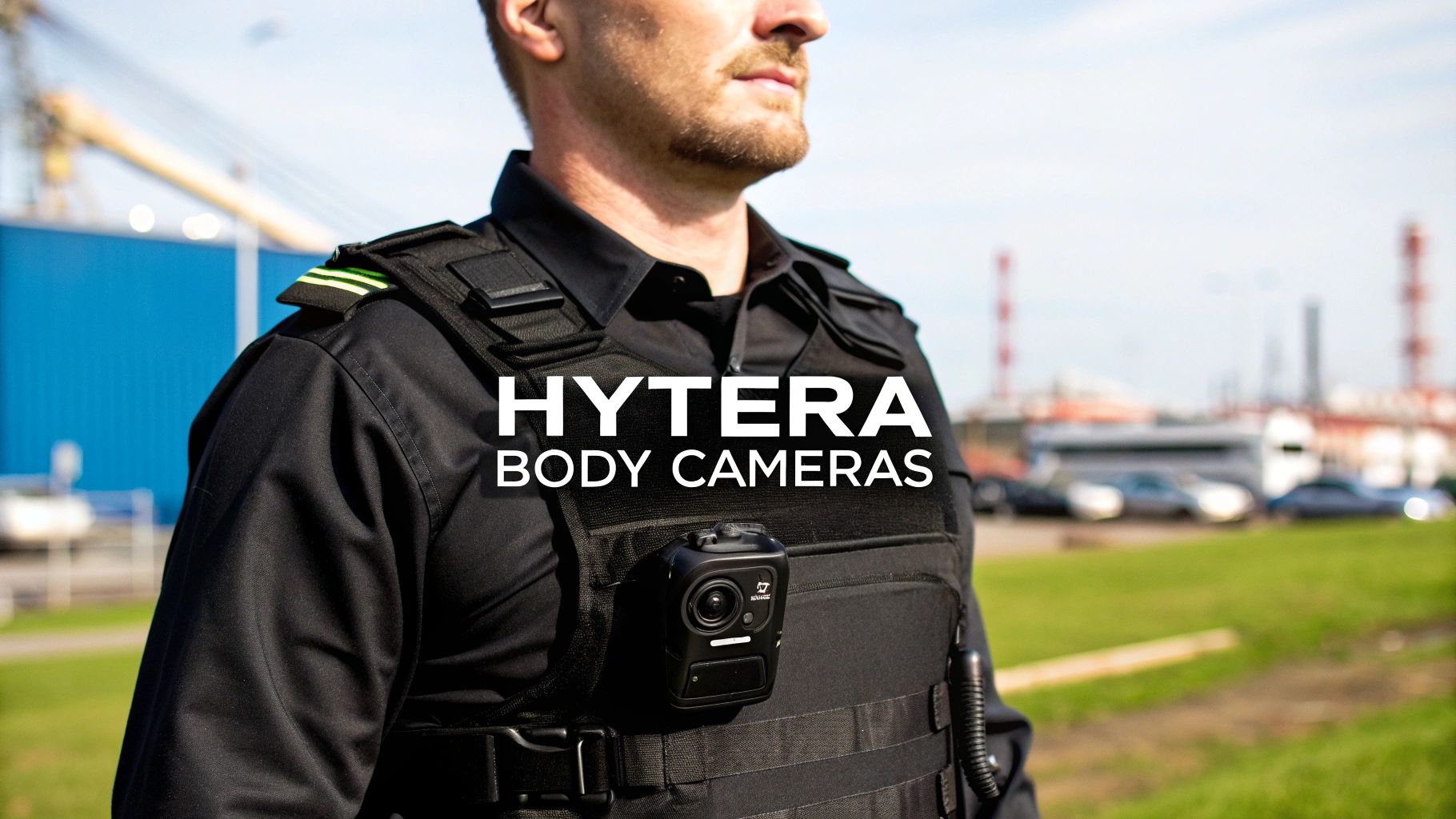 Collection of hytera body cameras in a gallery layout