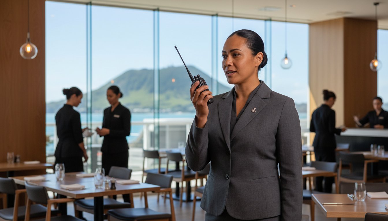 Collection of Hospitality Walkie Talkies: The 2026 Guide to Professional NZ Communication in a gallery layout