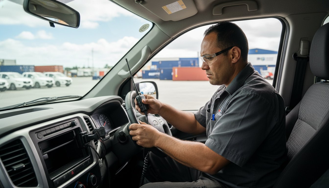 Collection of Professional Vehicle Radio Installation NZ | Mobile Systems in a gallery layout