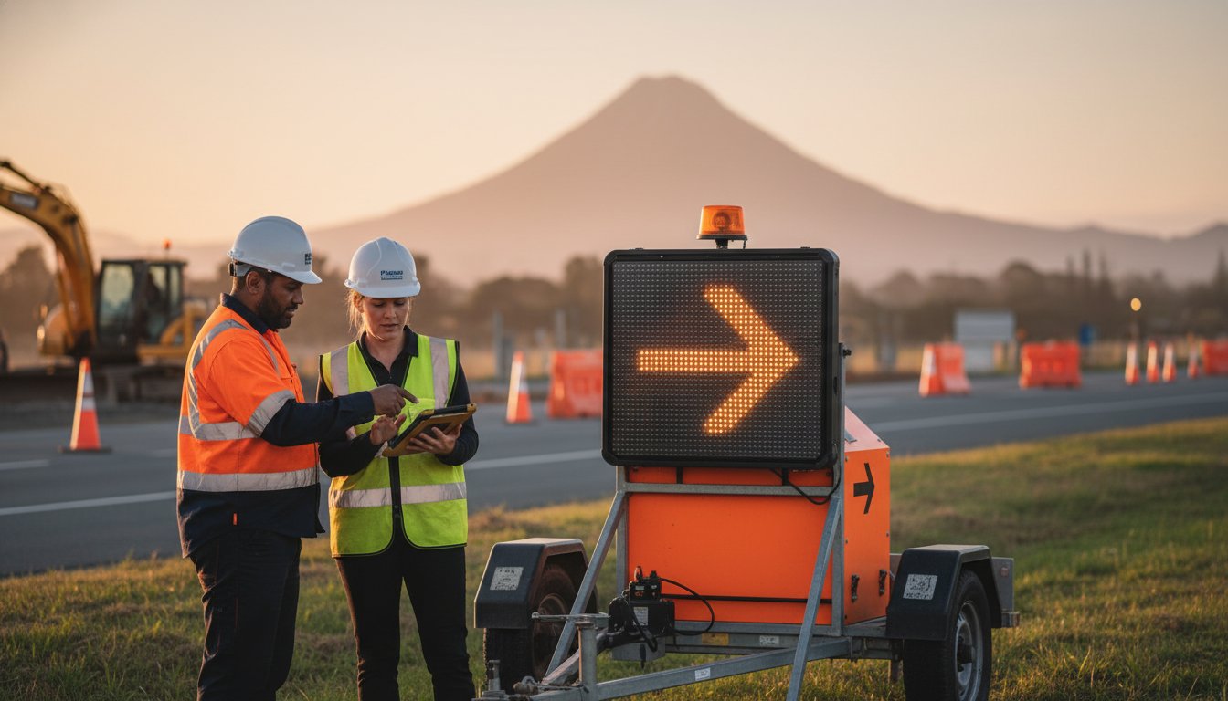 Collection of VMS Trailer Hire in New Zealand: The Complete Guide to Variable Message Signs in a gallery layout