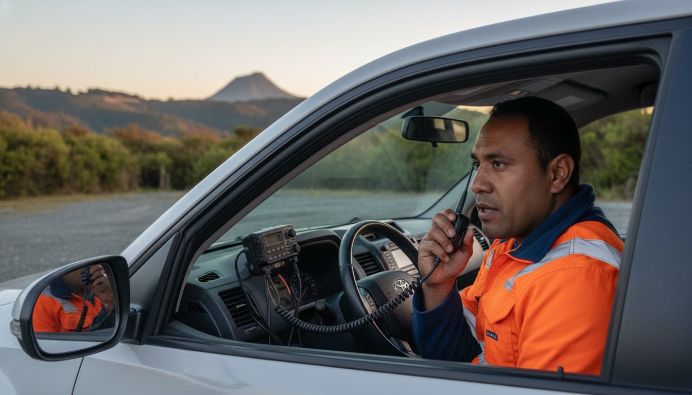 Collection of UHF CB Radio NZ: The Definitive Guide to NZ Communications in a gallery layout
