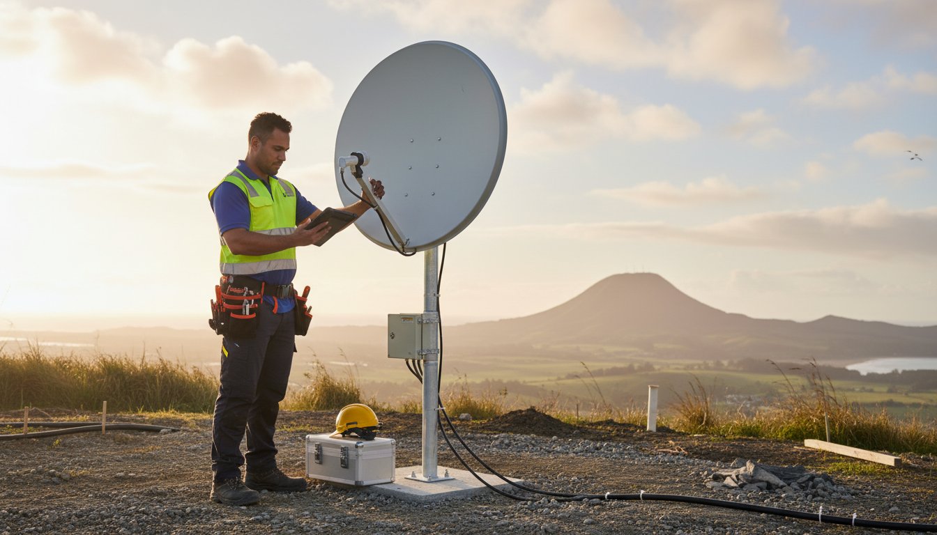Collection of Satellite Internet for Remote Areas NZ: The 2026 Professional Guide in a gallery layout