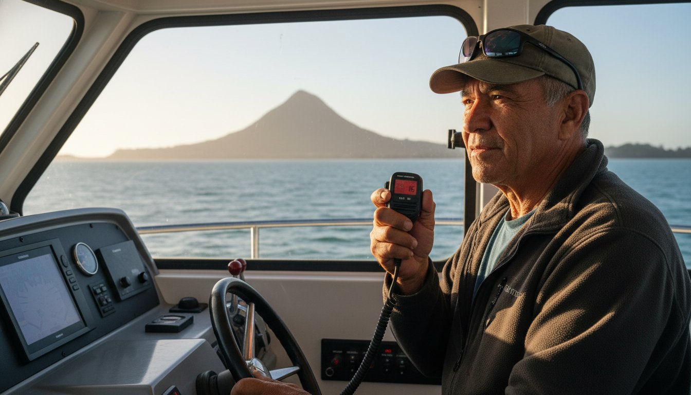 Collection of Marine Communication: The Complete Guide for NZ Boaters in a gallery layout