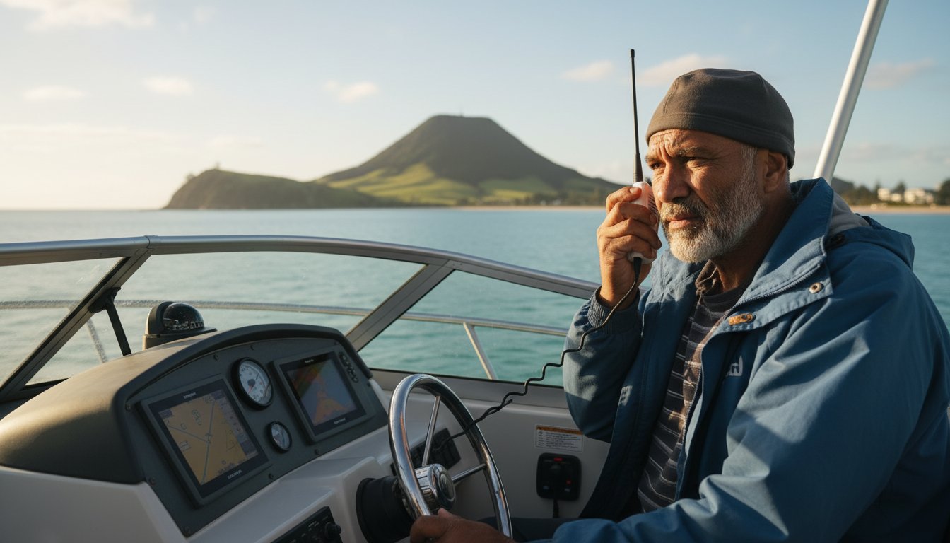 Collection of A Guide to Maritime VHF Frequencies in New Zealand in a gallery layout
