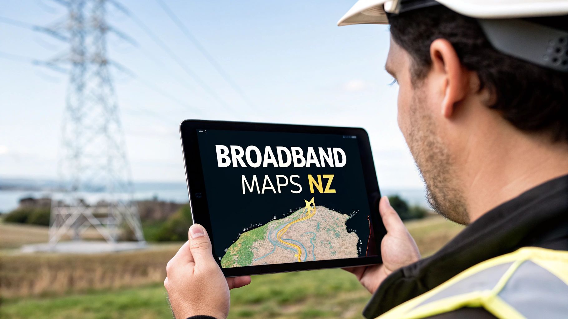 Collection of broadband coverage in New Zealand in a gallery layout