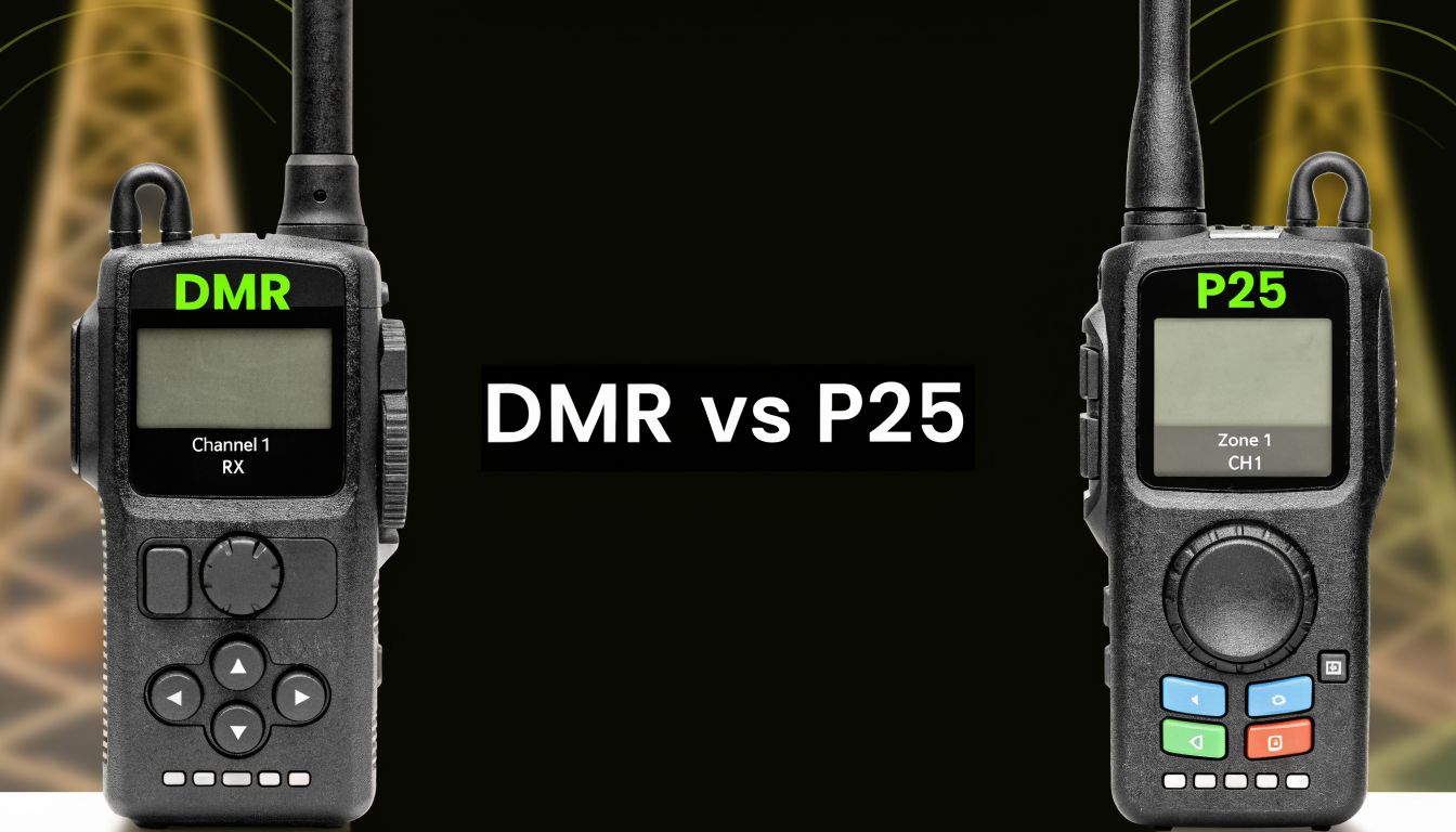 Collection of DMR vs P25: Which Digital Radio Standard in a gallery layout