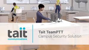 Collection of Tait Campus Security Solution: Tait TeamPTT in a gallery layout