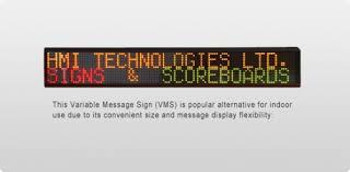 Collection of Variable LED Message Signs in a gallery layout