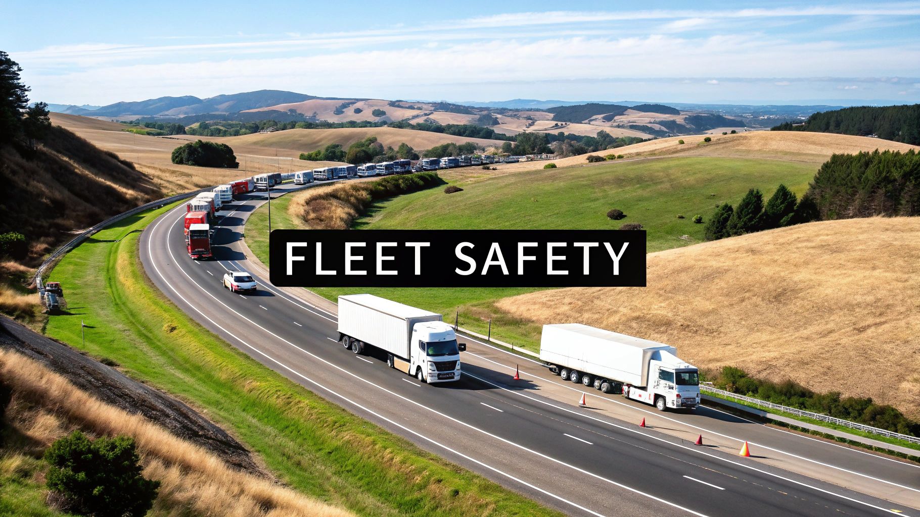 Collection of fleet tracking management in NZ in a gallery layout