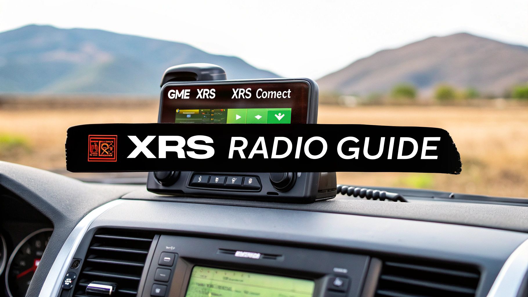 Collection of gme xrs radio guide in a gallery layout
