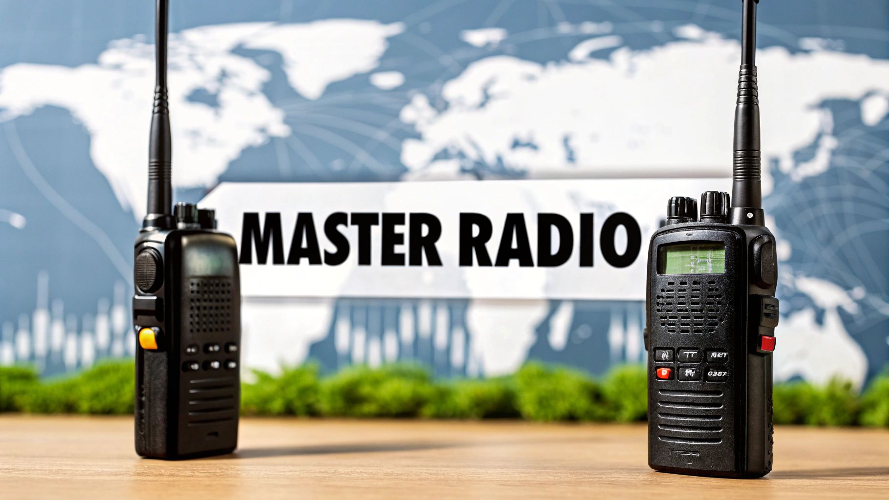 Collection of mastering two-way radio communication in a gallery layout