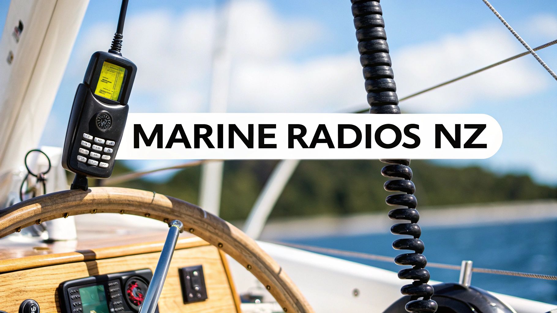 Collection of marine radios nz in a gallery layout