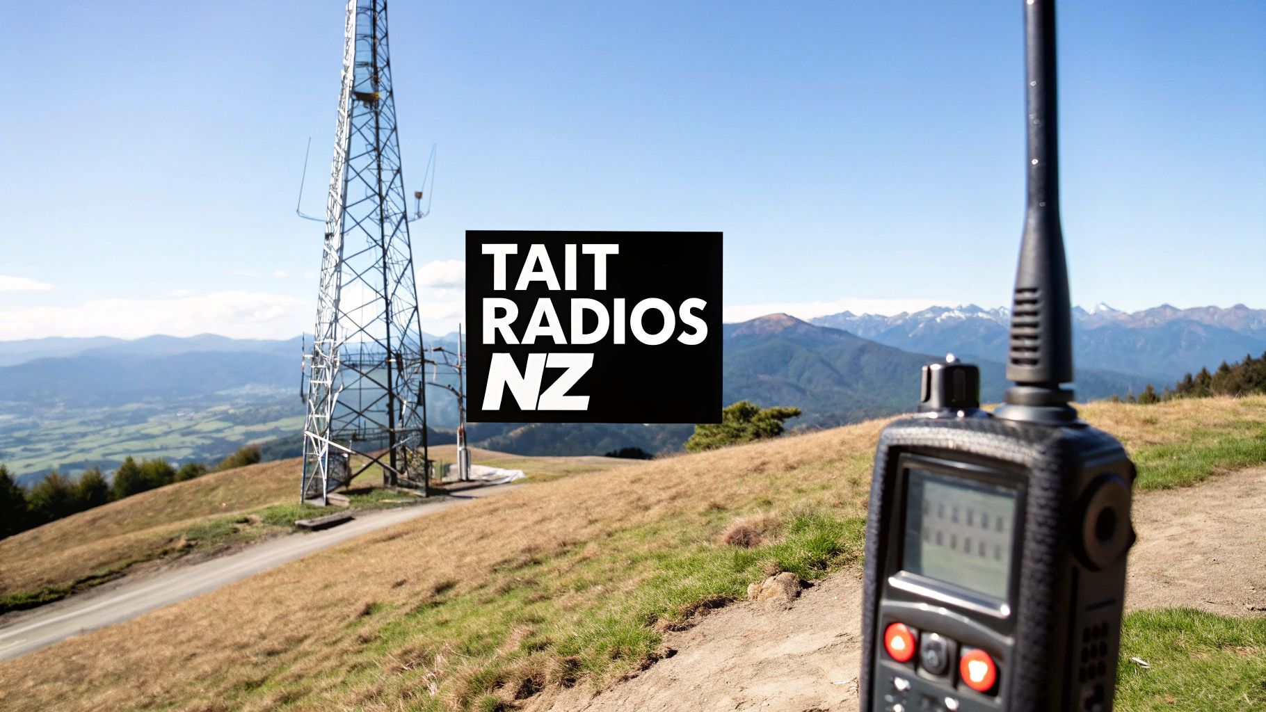 Collection of tait walkie talkies nz in a gallery layout