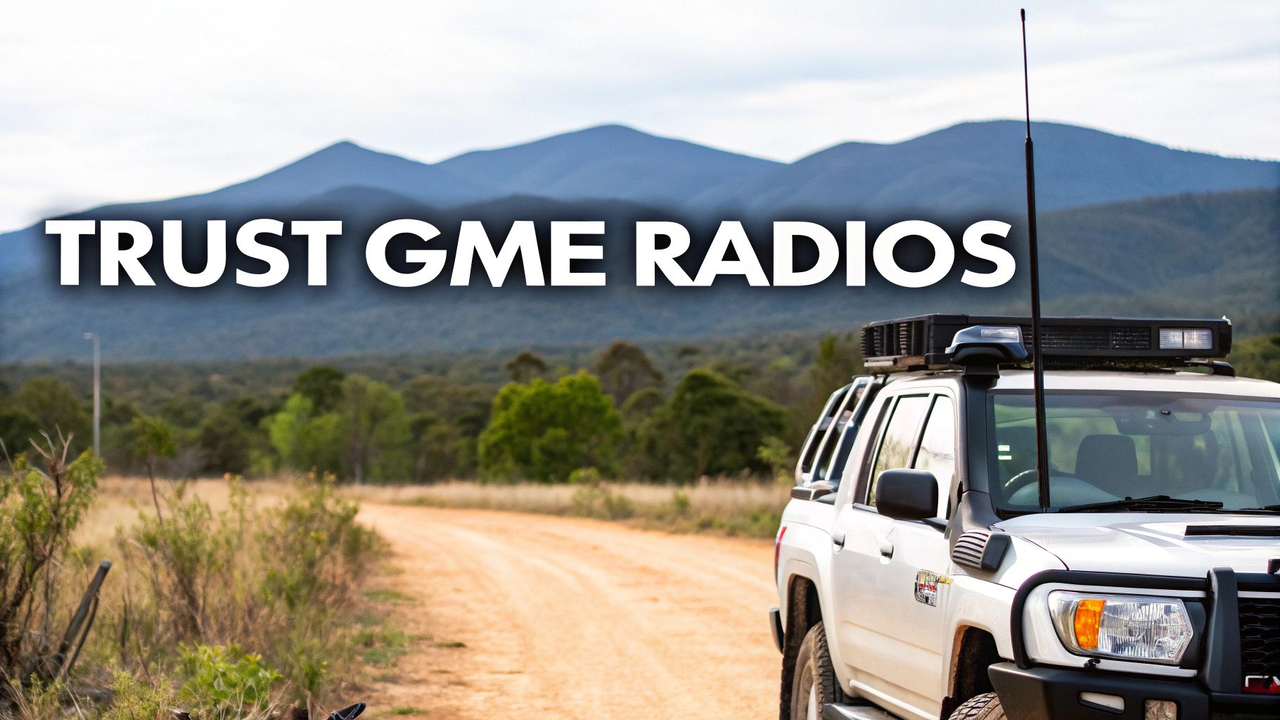 Collection of trust gme two-way radios to deliver in a gallery layout