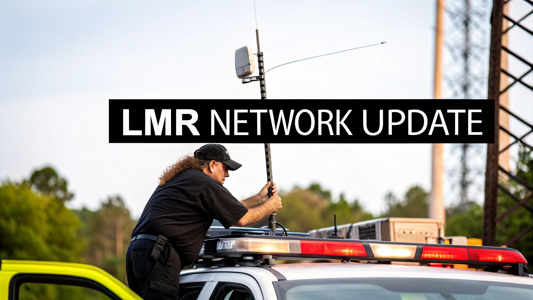 Collection of NZs LMR network update in a gallery layout