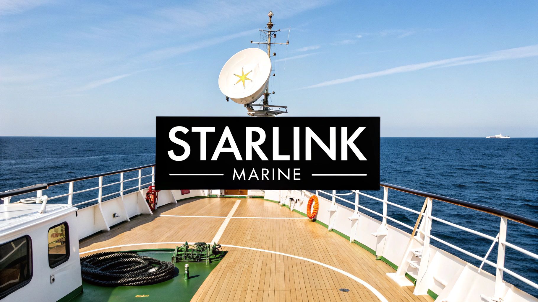 Collection of starlink connectivity marine environment in a gallery layout