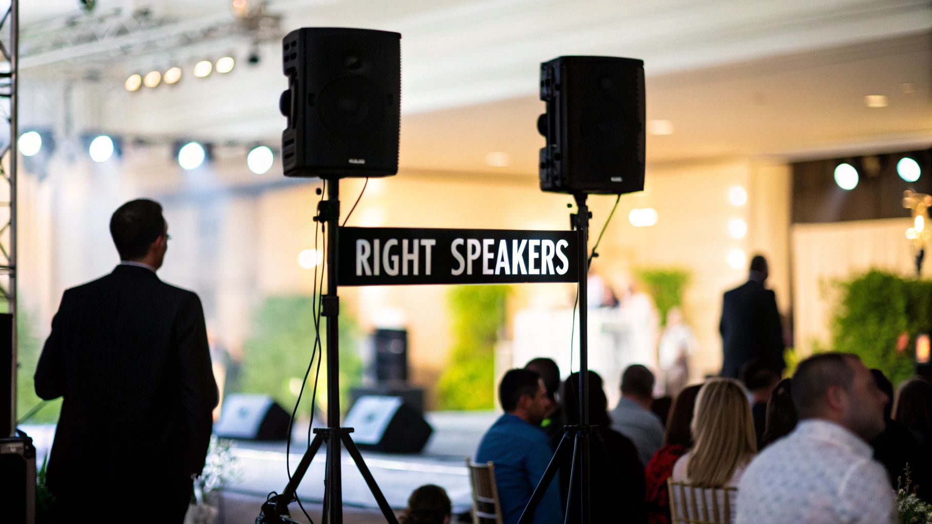 Collection of right speaker system for your event in a gallery layout