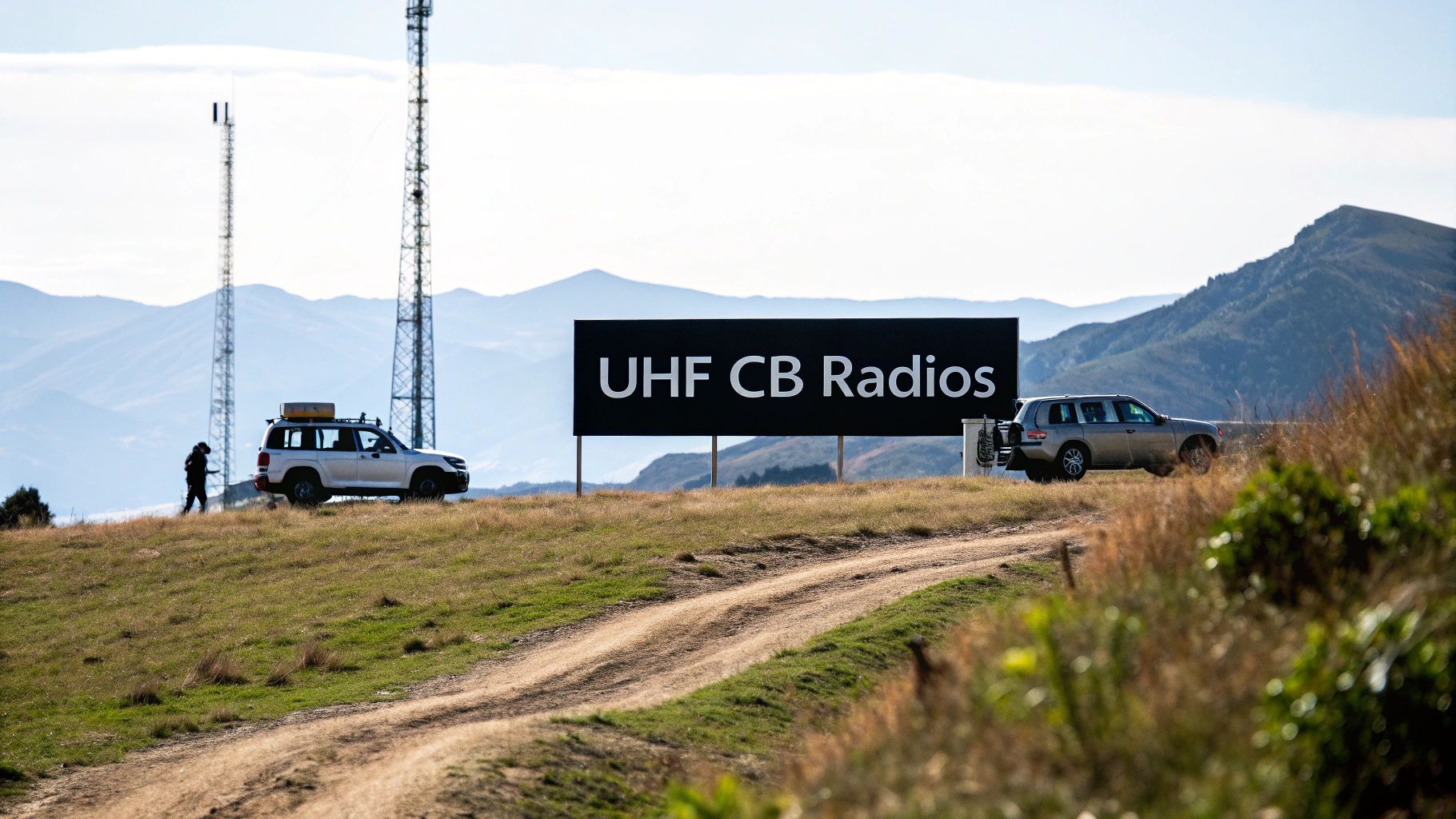 Collection of uhf cb walkie talkie nz in a gallery layout