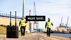 Collection of commercial and industrial two-way radio nz in a gallery layout