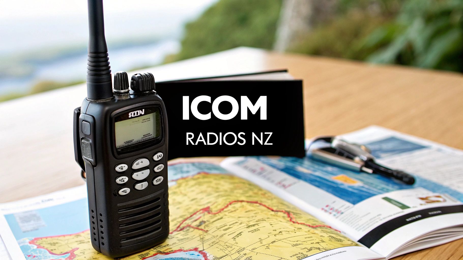 Collection of guide to icom walkie talkies in a gallery layout