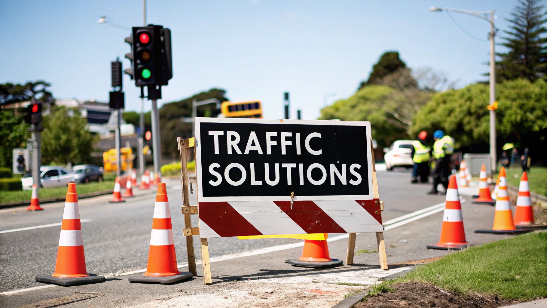 Collection of NZ Traffic Management Solutions: A Guide to Legal & Compliant Communication in a gallery layout