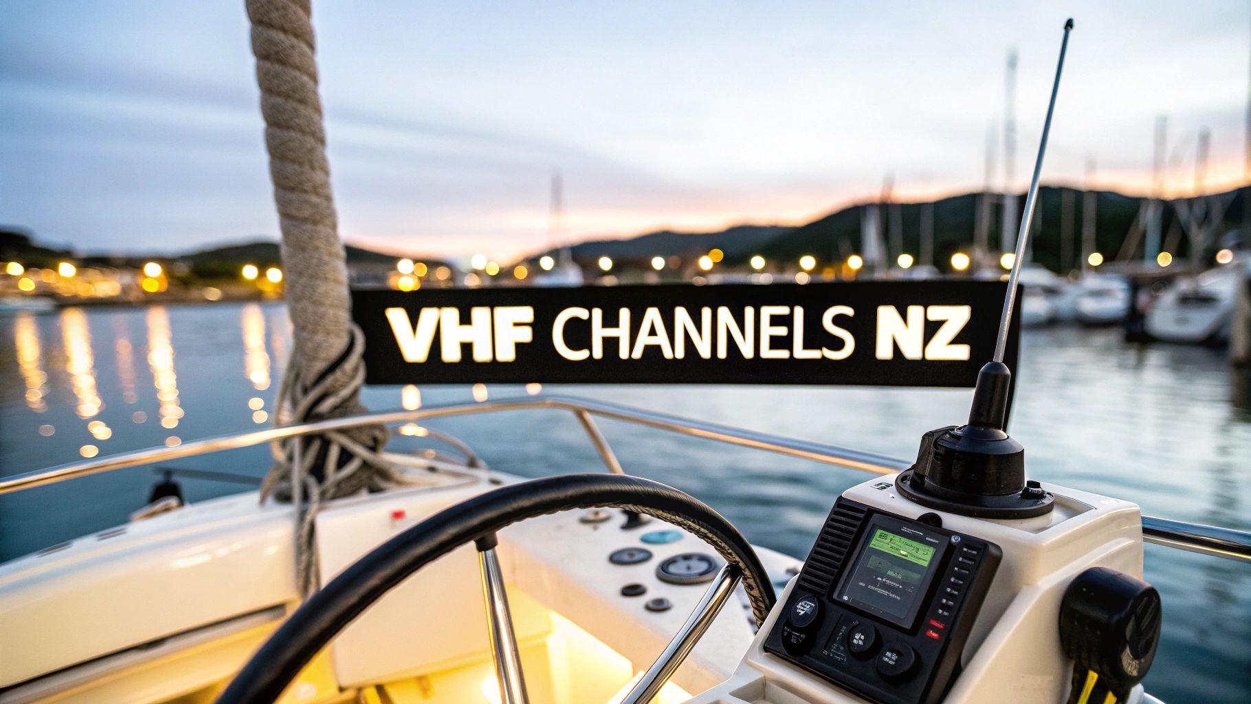 Collection of Marine VHF Channels NZ in a gallery layout