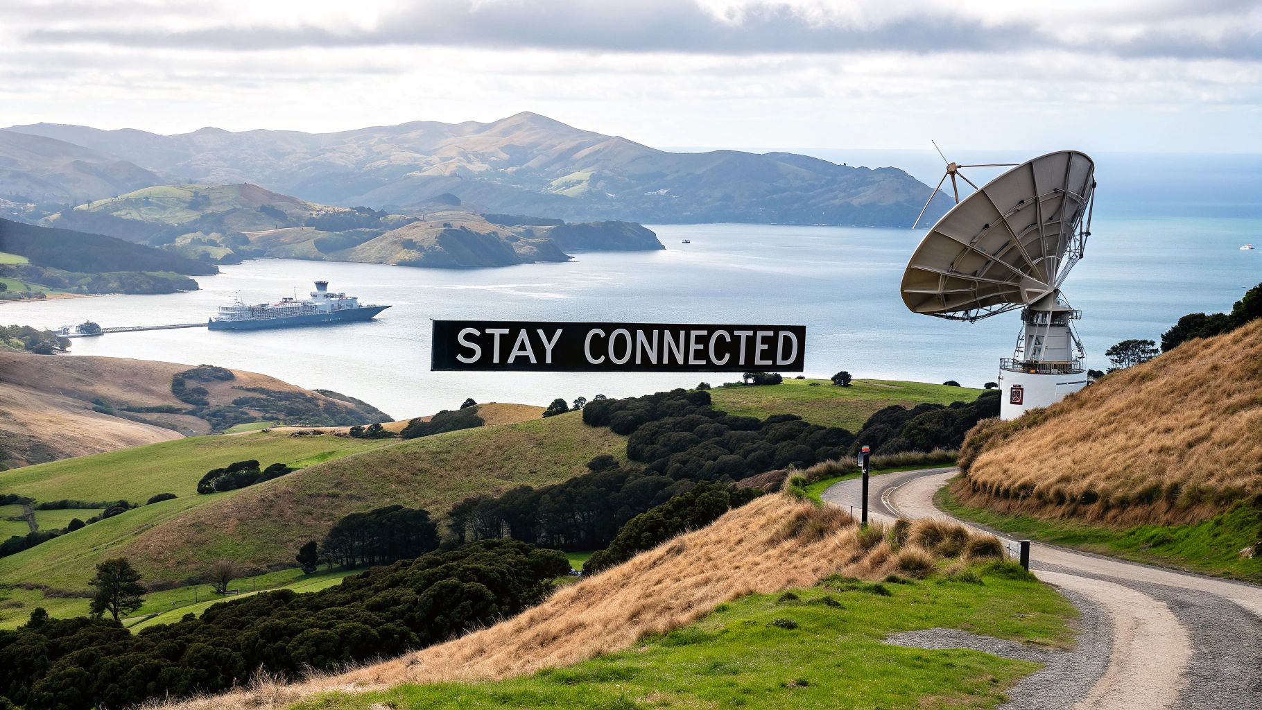 Collection of stay connected with starlink NZ in a gallery layout