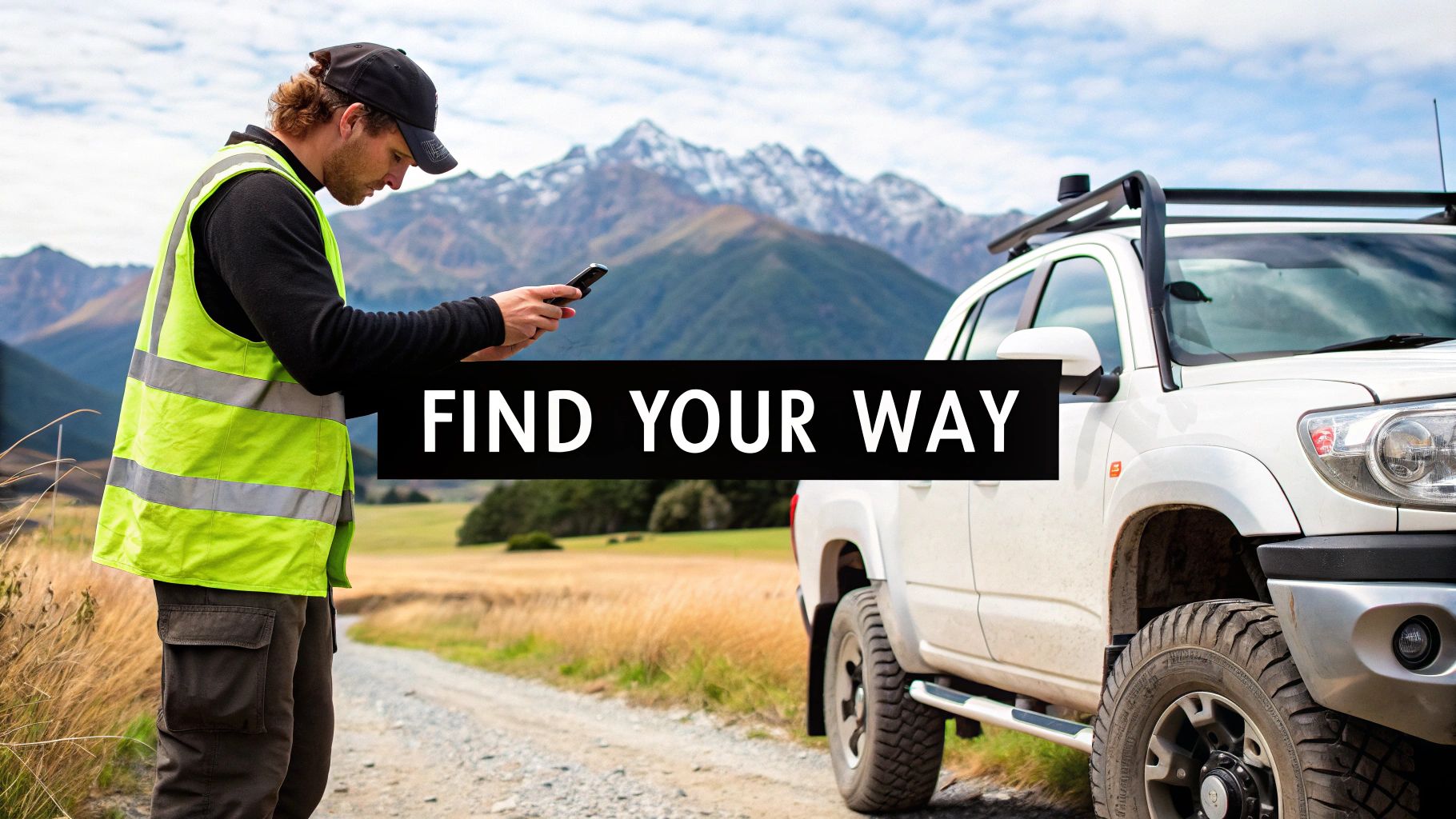 Collection of finding your way with gps in New Zealand in a gallery layout