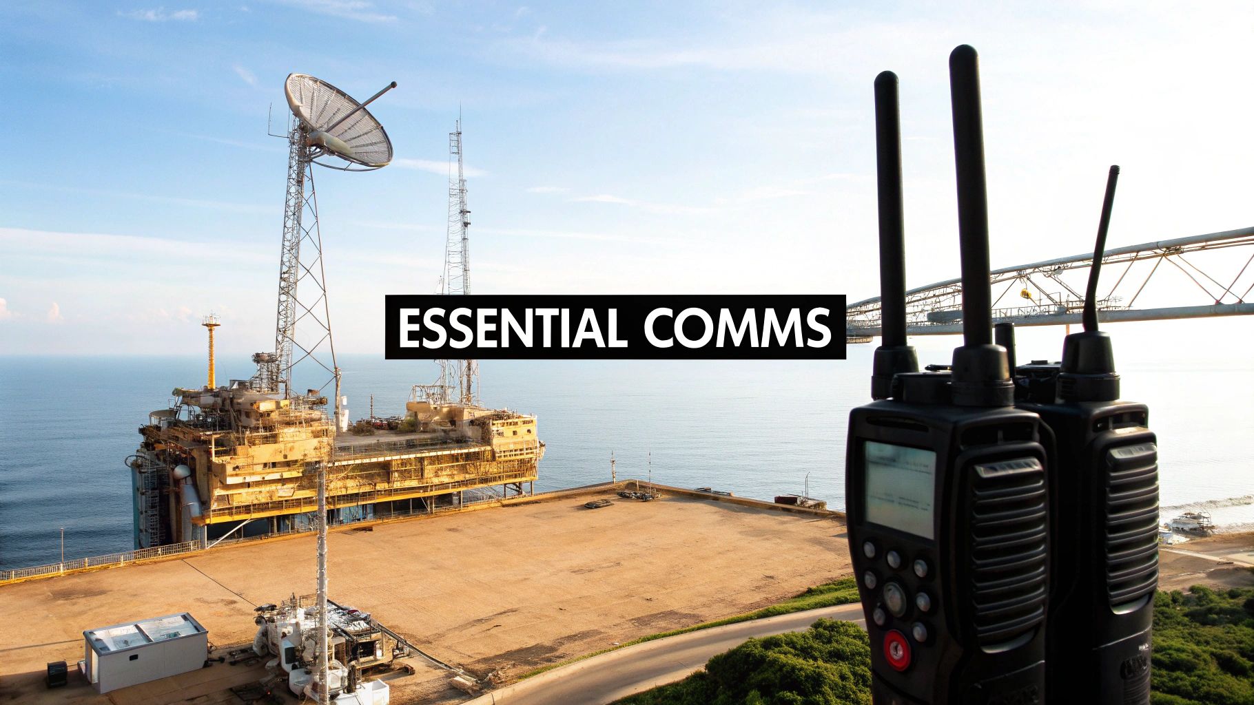 Collection of essential communications in the oil and gas industry in a gallery layout