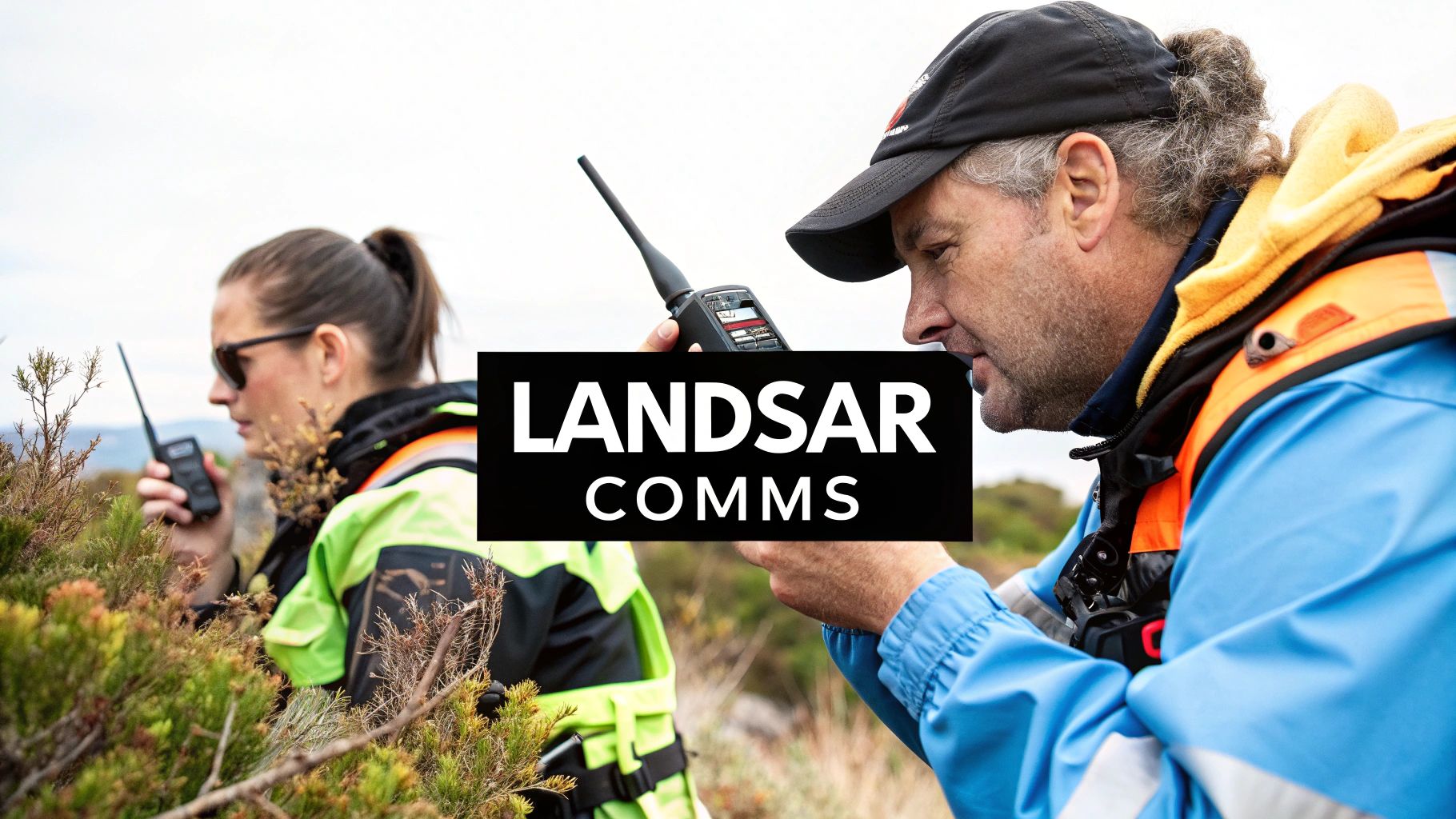 Collection of LandSAR communications in New Zealand in a gallery layout