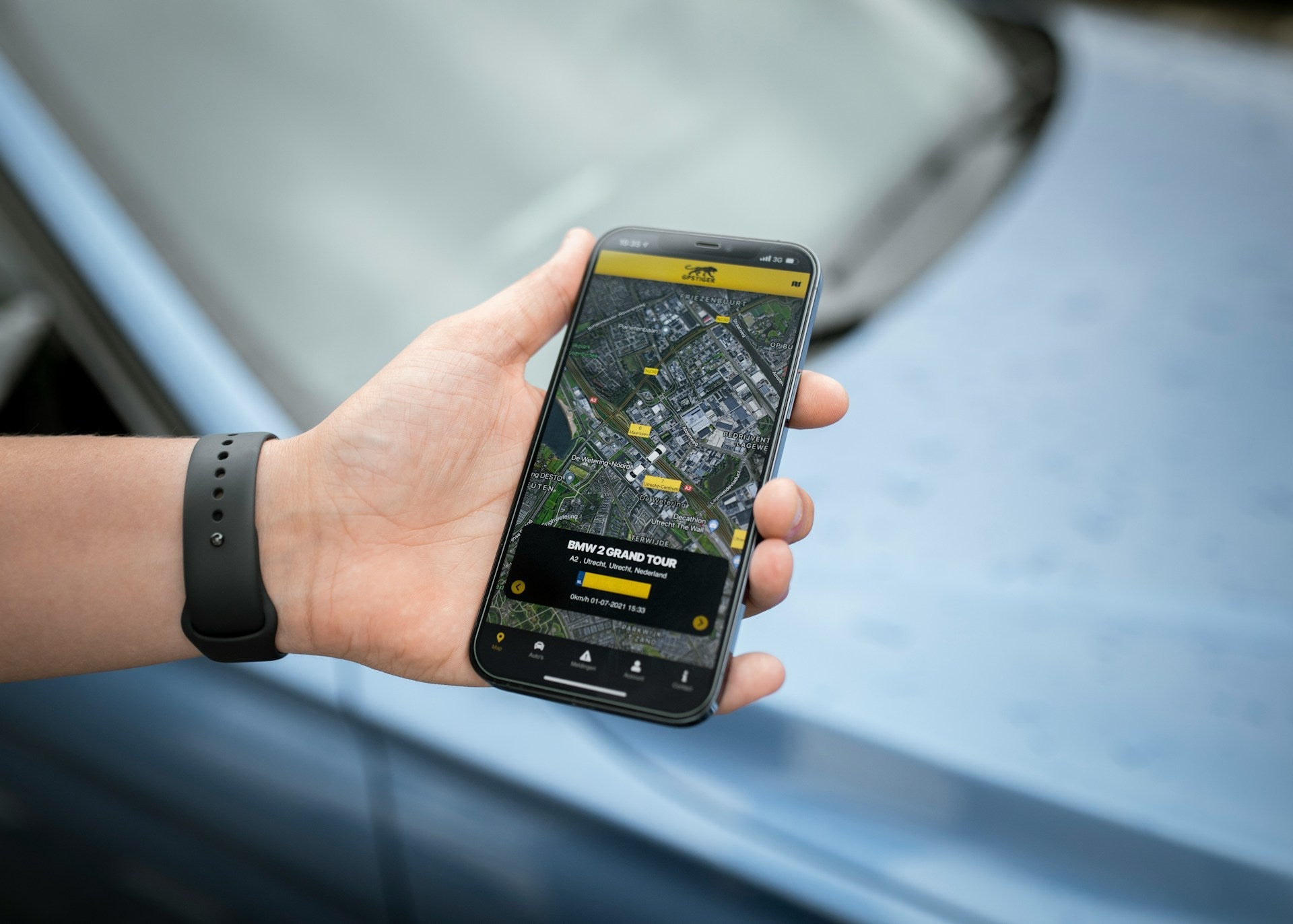 Collection of GPS Tracking in a gallery layout