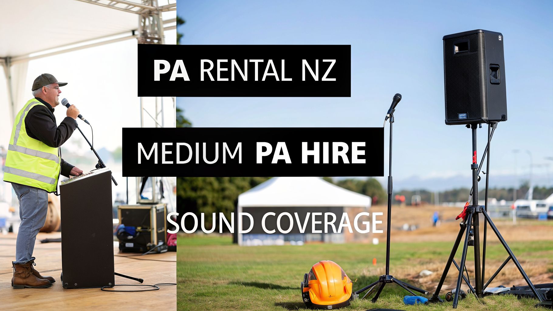 Collection of Your Complete Guide to PA System Rental in a gallery layout