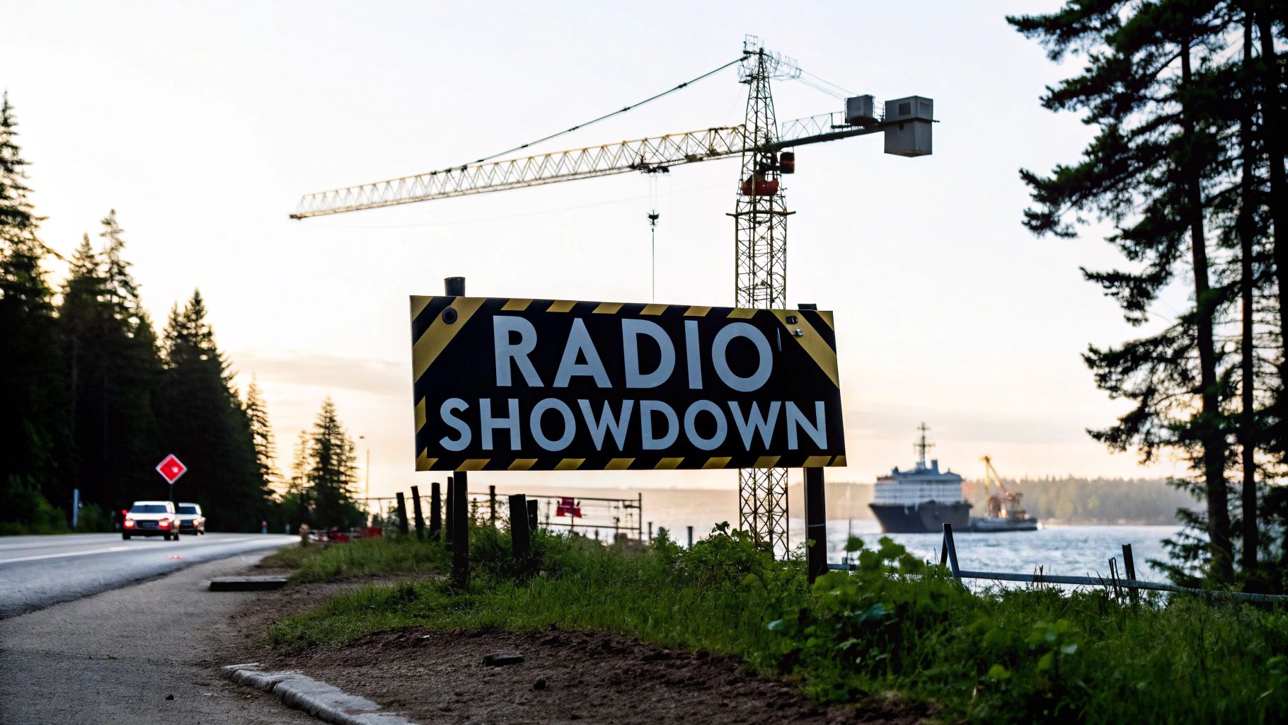 Collection of PoC radios versus vhf and uhf walkie talkies in a gallery layout