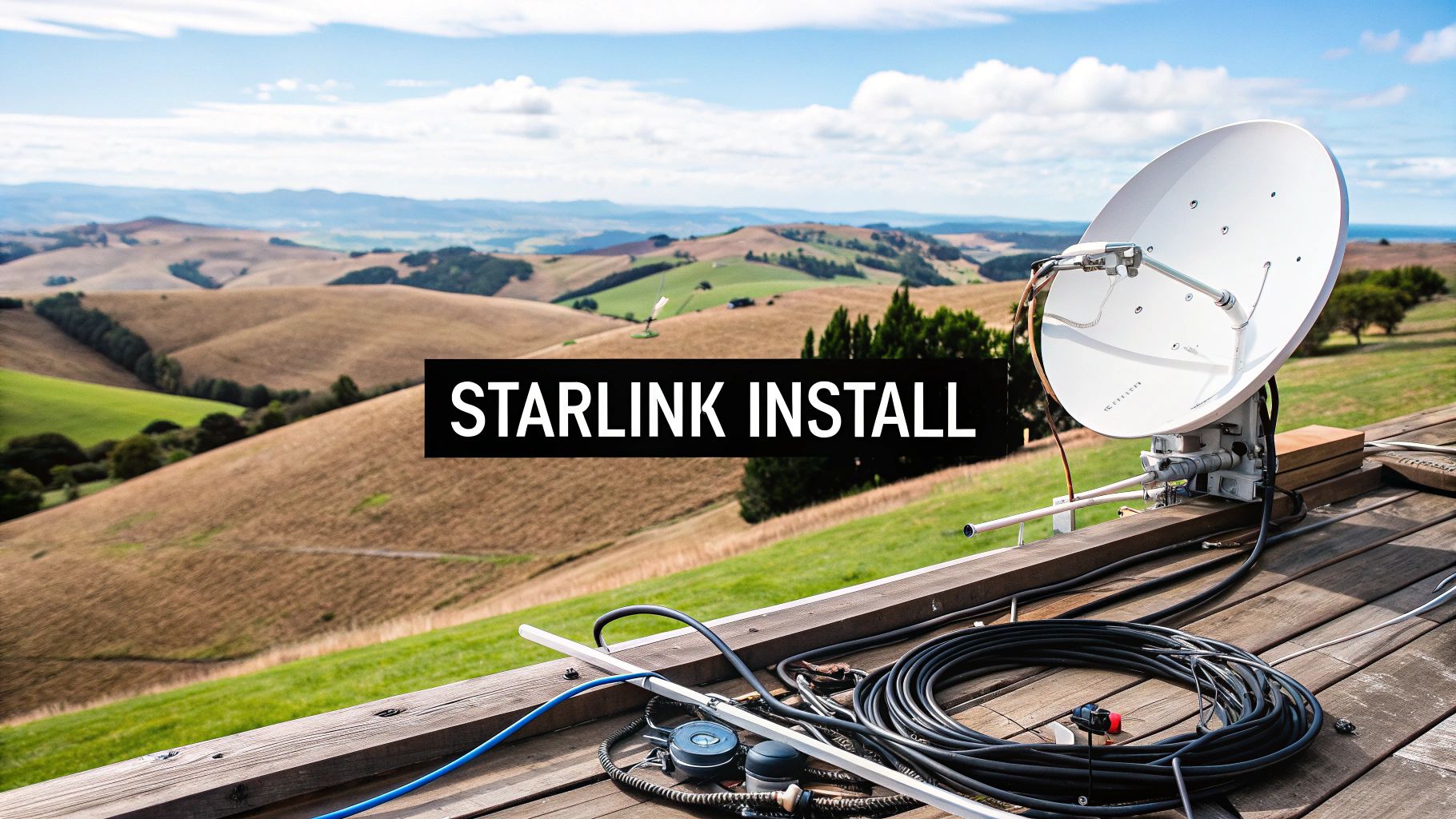 Collection of starlink install in new zealand in a gallery layout