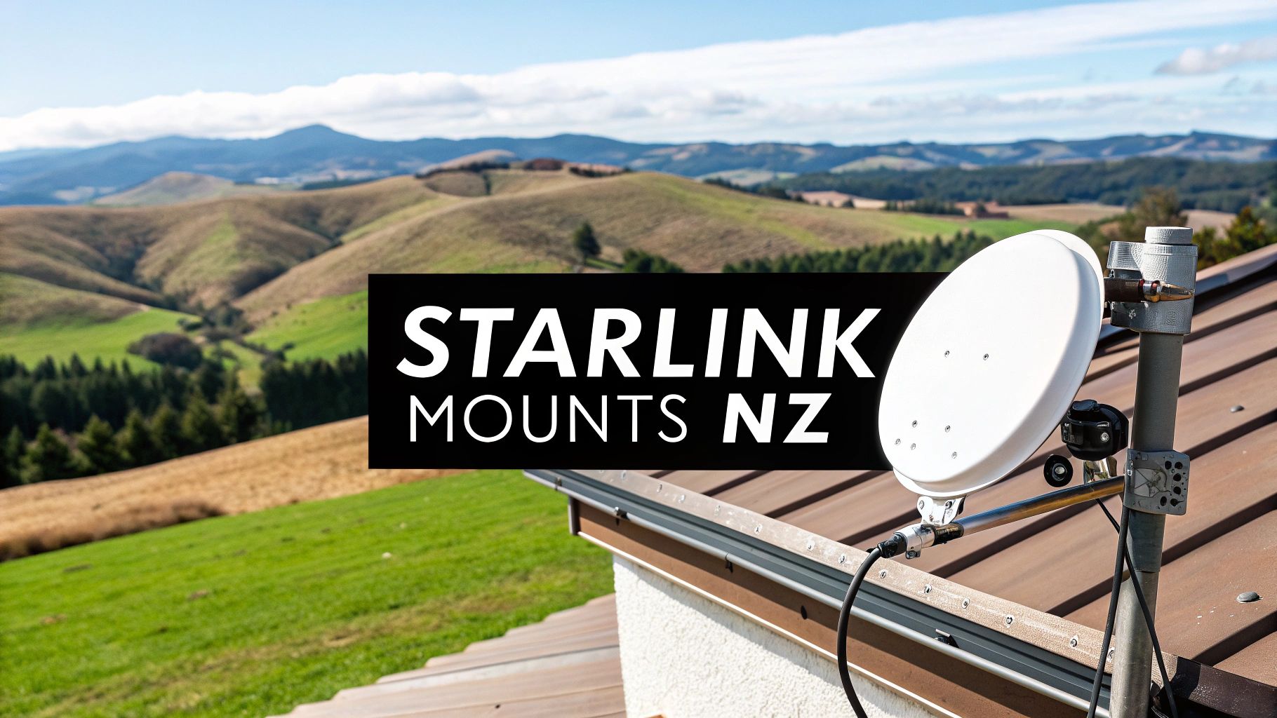 Collection of starlink mounts for new zealand conditions in a gallery layout