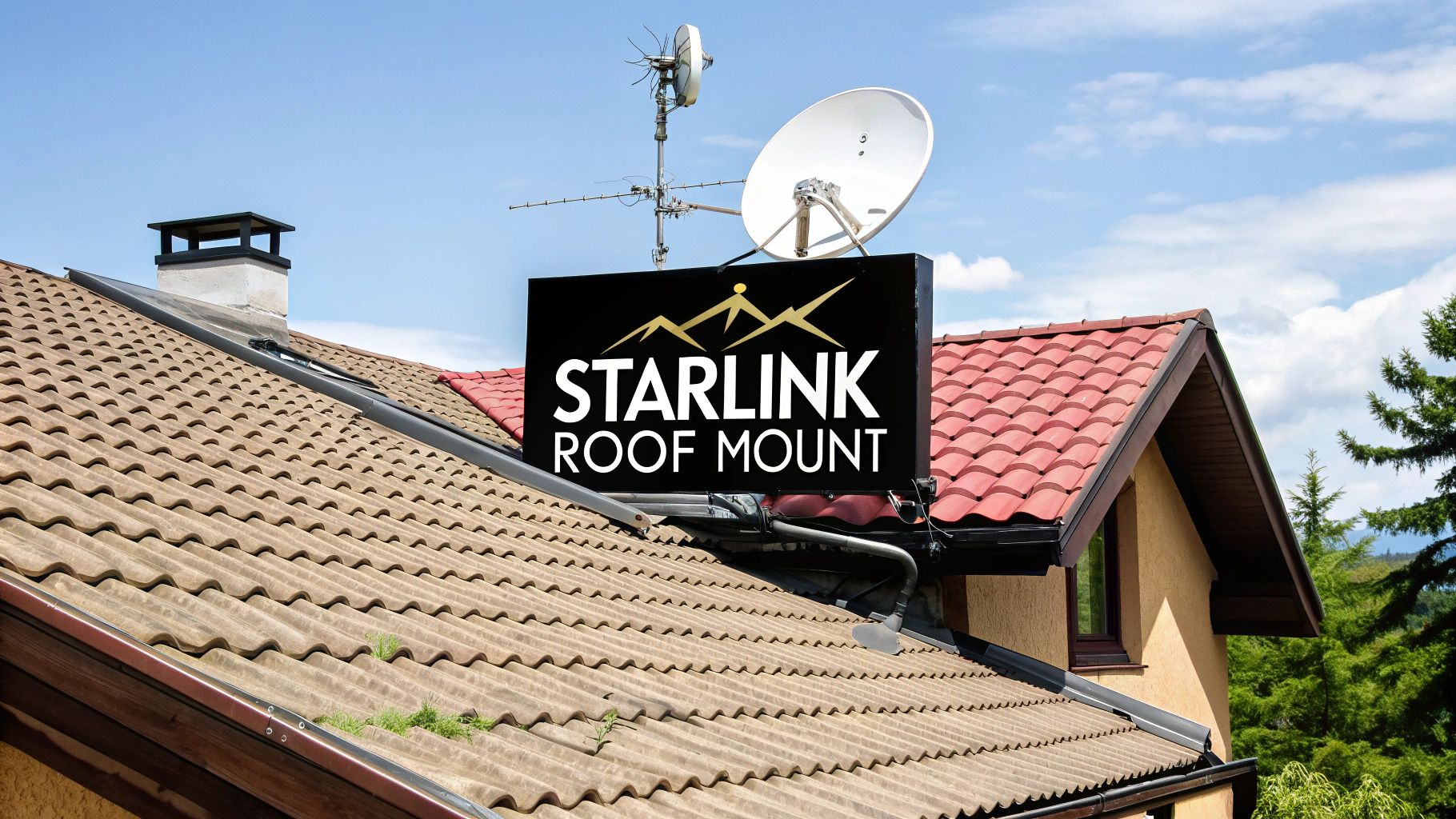 Collection of starlink roof mounting in a gallery layout