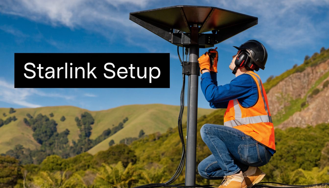 Collection of Starlink Setting Up: NZ Pro Guide in a gallery layout