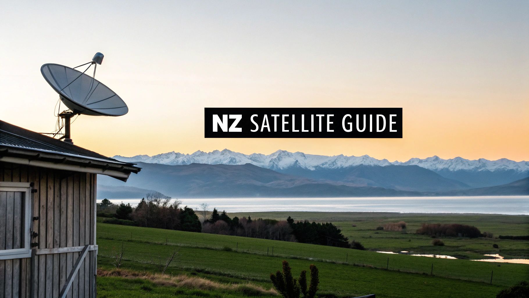 Collection of NZ Satellite communications guide in a gallery layout
