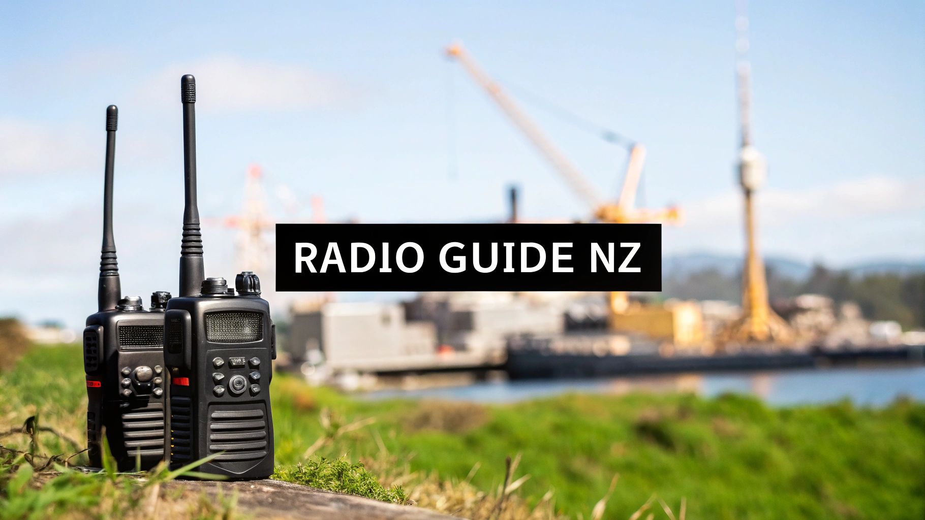 Collection of walkie talkie radio guide in a gallery layout