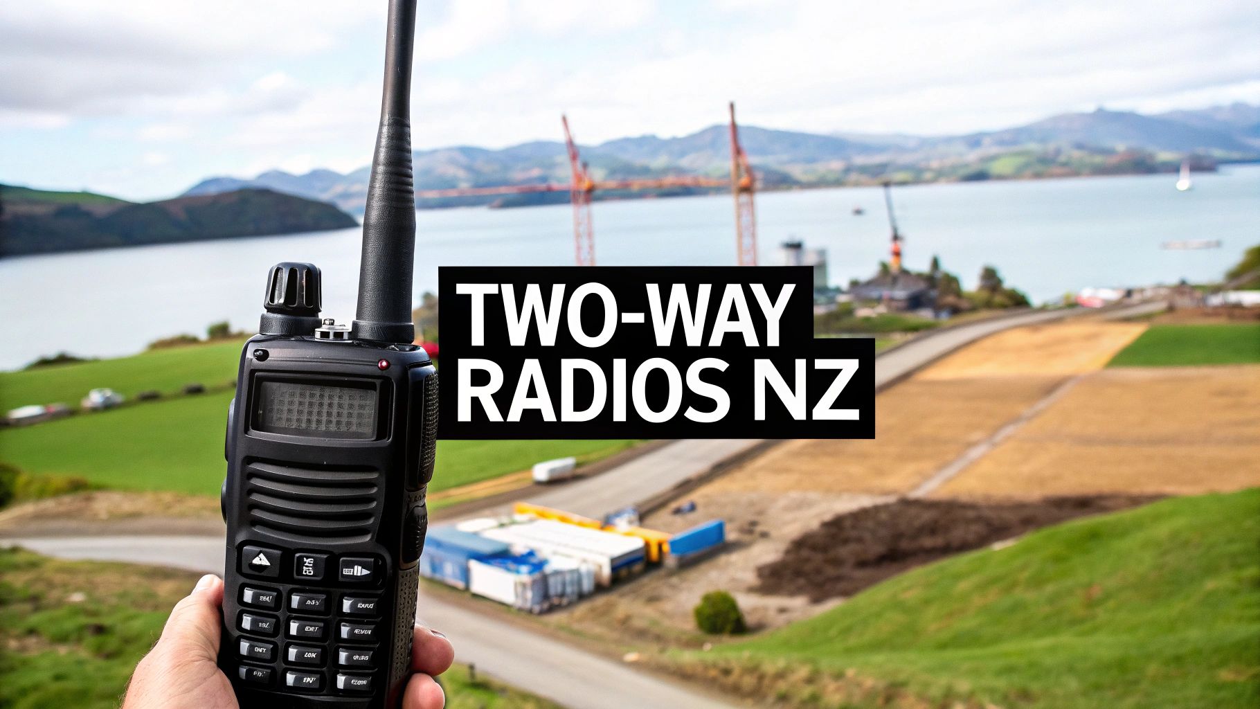 Collection of walkie talkies available in new zealand in a gallery layout