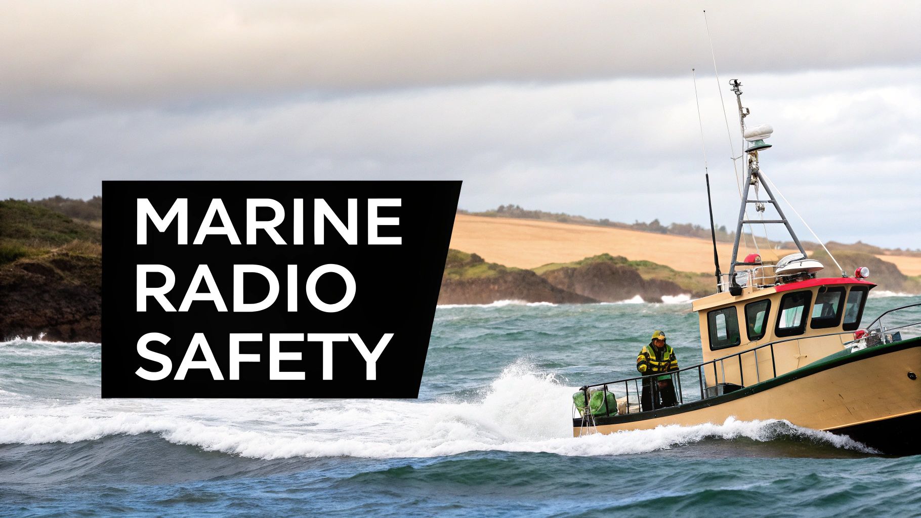 Collection of marine radio safety with Uniden in a gallery layout