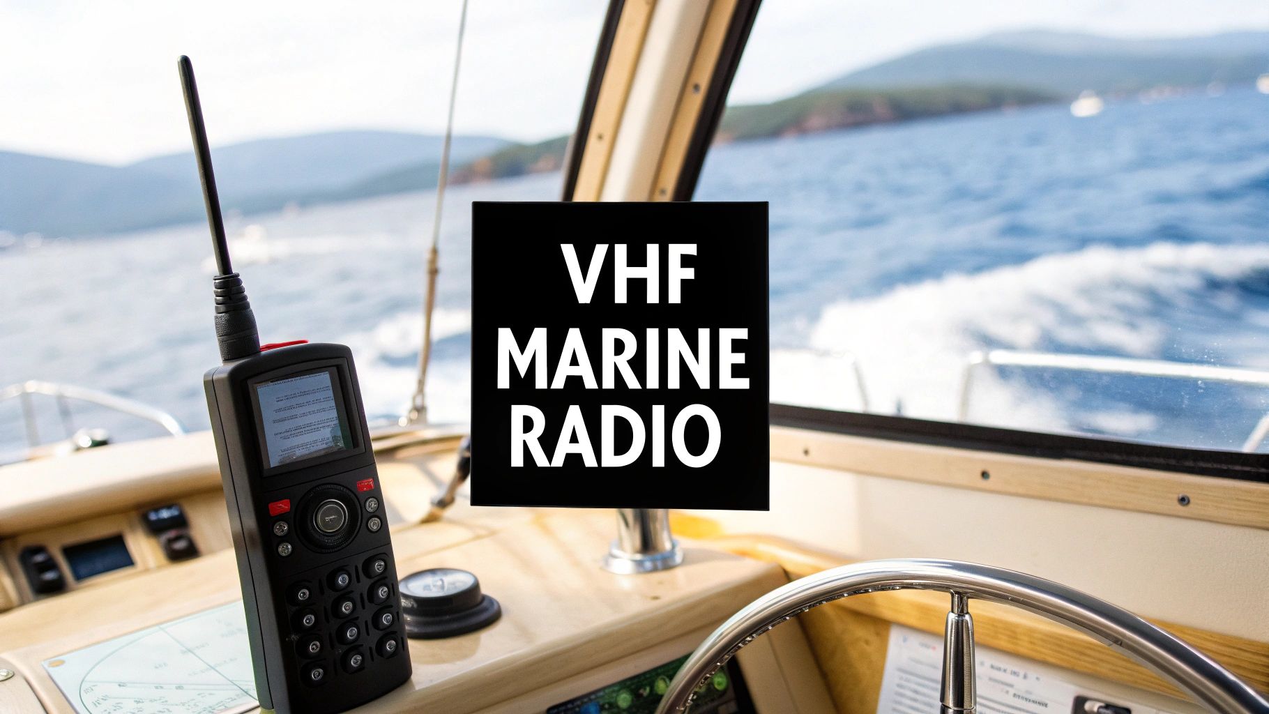 Collection of VHF marine radio New Zealand in a gallery layout