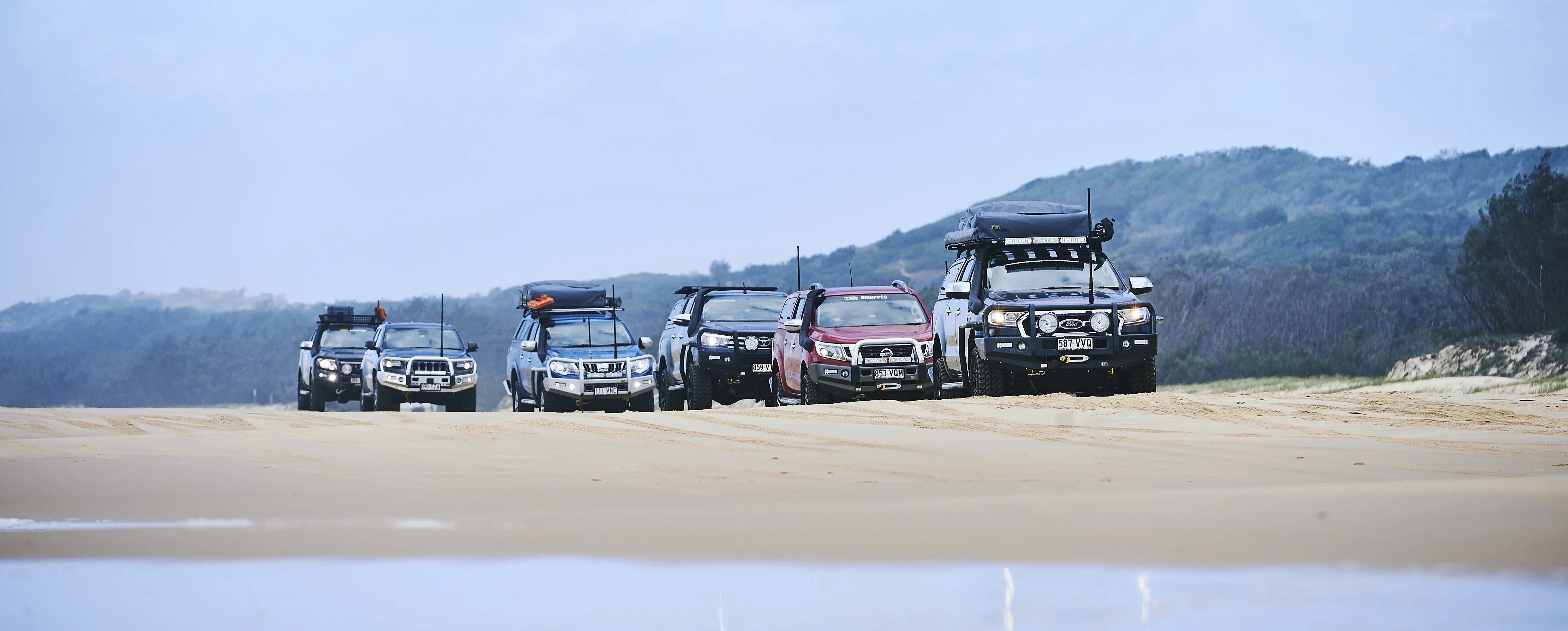 Collection of wireless antennas and antenna bases nz in a gallery layout