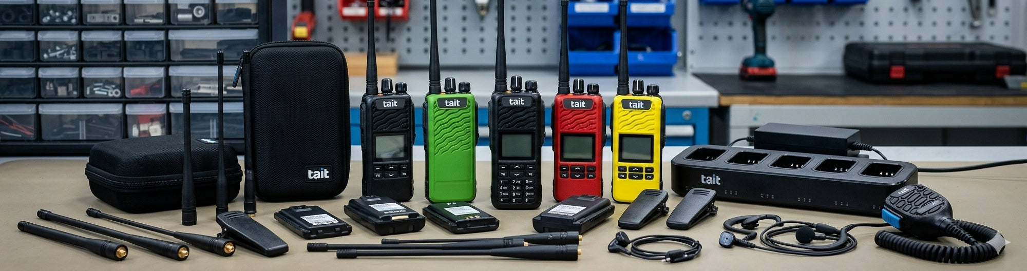Collection of Tait TP3000 (TP3300 / TP3350) Parts & Accessories in a gallery layout