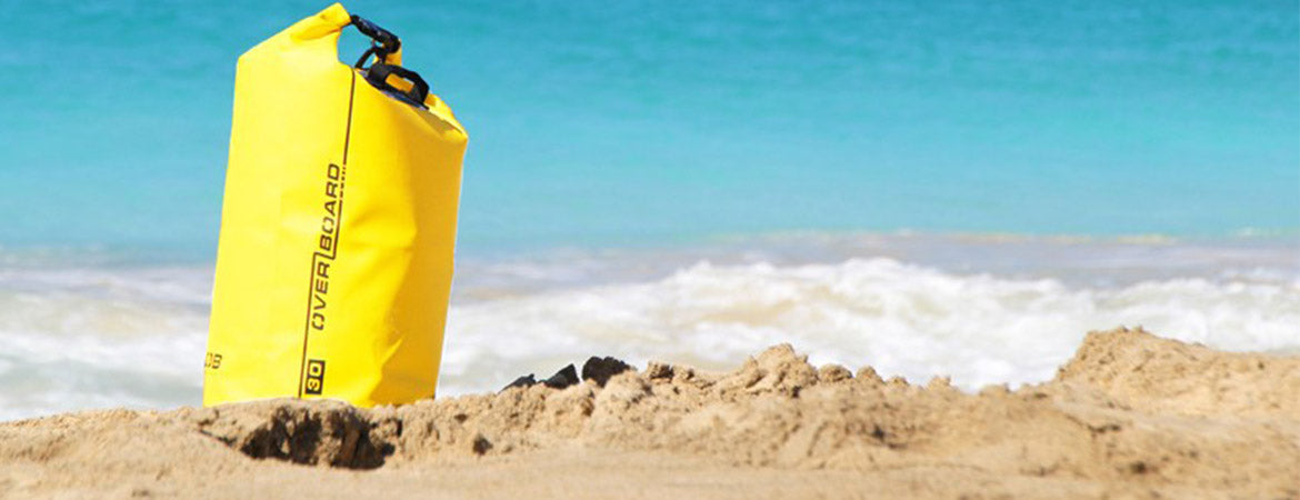 Collection of Waterproof Bags + Pouches in a gallery layout