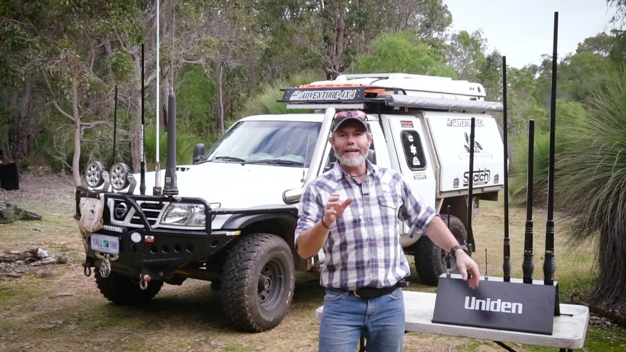 uniden 4wd in the bush