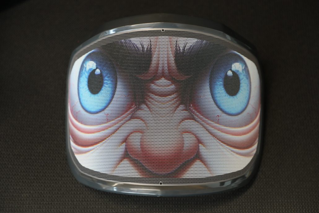 Collection of Protos Custom Printed Metal Visor, Magoo design in a gallery layout