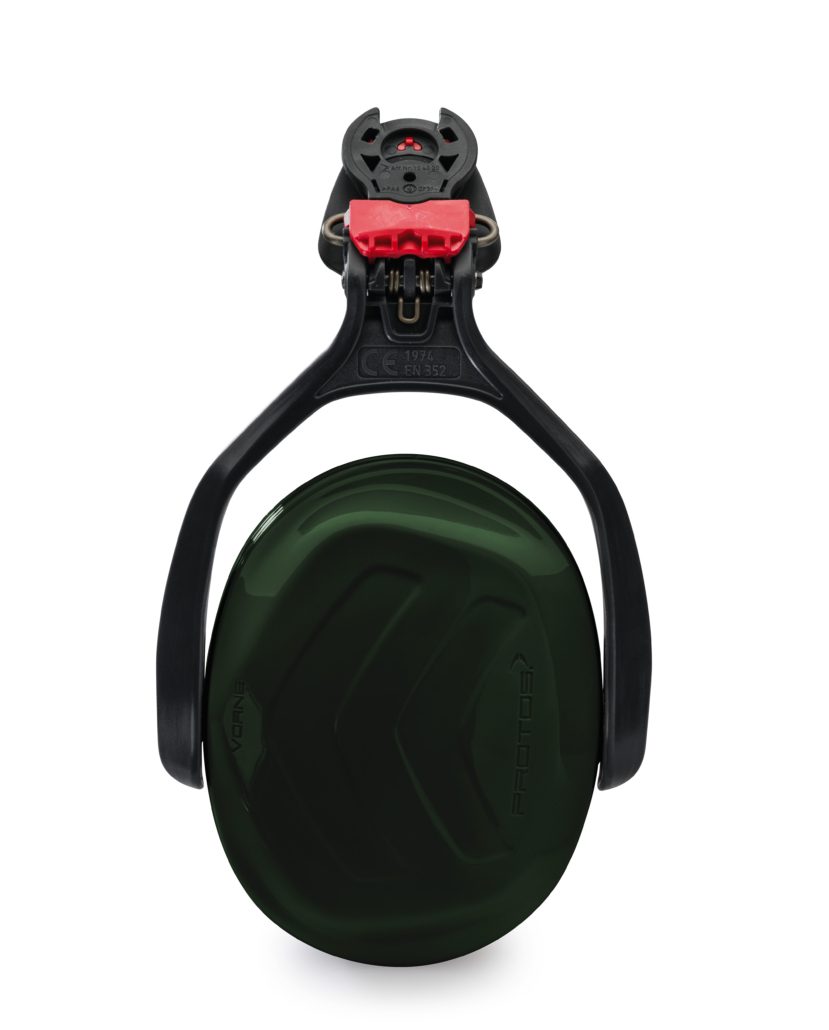 Collection of Protos Hearing Protection ear muff, Olive in a gallery layout